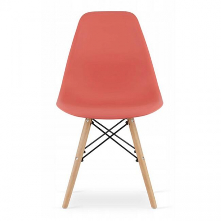 SCAUN STIL SCANDINAV, ARTOOL, OSAKA, PP, LEMN, VERMILION, 46X54X81 CM [1]