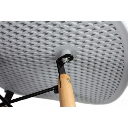 SCAUN STIL SCANDINAV, PP, LEMN, GRI, 45X56X77 CM, CAVA [1]