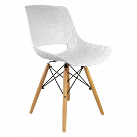 Scaune stil snadinav - SCAUN STIL SCANDINAV, PP, LEMN, MAX 100 KG, ALB, 45X55X78 CM, LARS