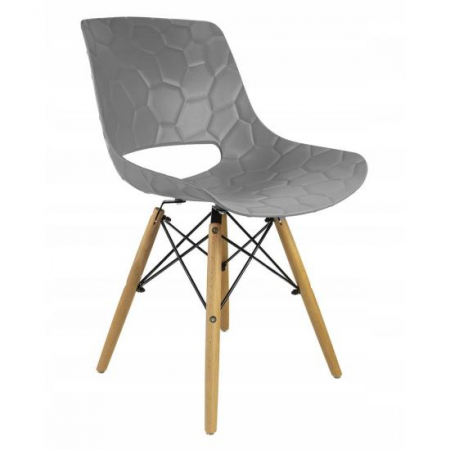 Scaune stil snadinav - SCAUN STIL SCANDINAV, PP, LEMN, MAX 100 KG, GRI, 45X55X78 CM, LARS