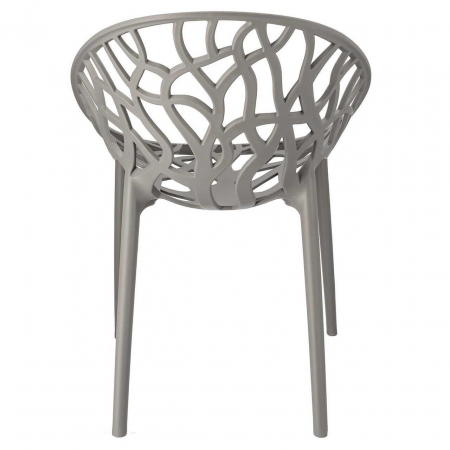SCAUN TERASA/BISTRO, JUMI, ALBERO, PP, GRI, 58X56X80 CM [1]