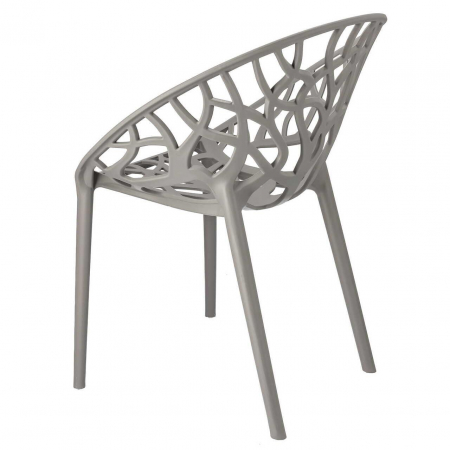 SCAUN TERASA/BISTRO, JUMI, ALBERO, PP, GRI, 58X56X80 CM [5]