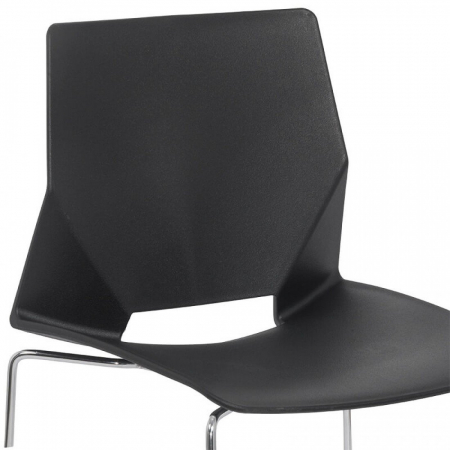 SCAUN VIZITATOR AZAY INTERIORS 627 NEGRU [2]