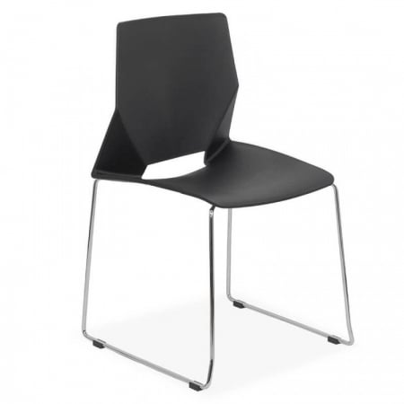 Scaune vizitator - SCAUN VIZITATOR AZAY INTERIORS 627 NEGRU