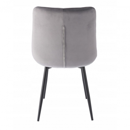SCAUNE BUCATARIE/LIVING, METALIC, CATIFEA, GRI, SET 4 BUC, 53X63X83 CM, MISTY [2]