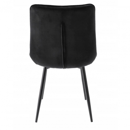 SCAUNE BUCATARIE/LIVING, METALIC, CATIFEA, NEGRU, SET 4 BUC, 53X63X83 CM, MISTY [2]
