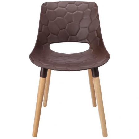 SCAUNE BUCATARIE/LIVING, PP, MARO, LEMN, MAX 130 KG, SET 4 BUC, 45X55X77 CM, DAVIS, JUMI [3]