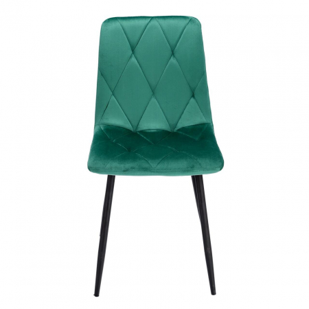 SCAUNE BUCATARIE/LIVING, SET 4 BUC, JUMI, PIADO, CATIFEA, METAL, VERDE SI NEGRU, 44X52X89 CM [2]