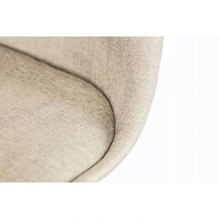 SCAUNE BUCATARIE/LIVING, STOFA, LEMN, GRI CALD, SET 4 BUC, 49X55X82 CM [7]