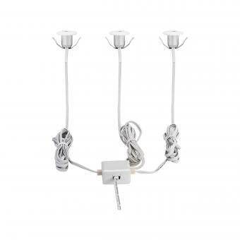 Spoturi LED - SET 3 X 1W SPOTURI PENTRU MOBILA IP44 3W