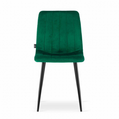 SET 4 SCAUNE BUCATARIE/LIVING, ARTOOL, LAVA, CATIFEA, METAL, VERDE SI NEGRU, 43X51X90 CM [1]