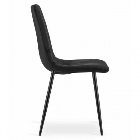 SET 4 SCAUNE BUCATARIE/LIVING, ARTOOL, TURIN, CATIFEA, METAL, NEGRU, 44.5X53X88.5 CM [1]