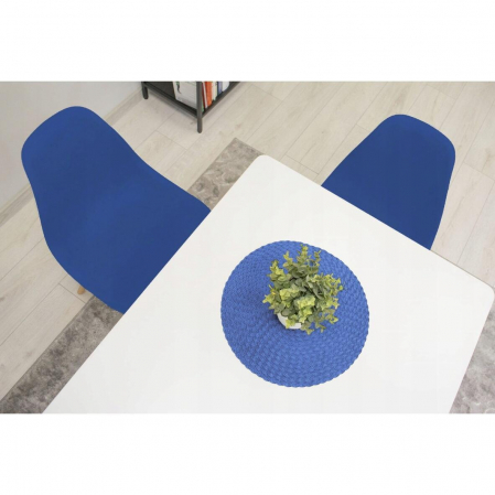 SET 4 SCAUNE STIL SCANDINAV, ARTOOL, OSAKA, PP, LEMN, ALBASTRU SI NATUR, 46X54X81 CM [7]