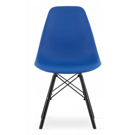 SET 4 SCAUNE STIL SCANDINAV, ARTOOL, OSAKA, PP, LEMN, ALBASTRU SI NEGRU, 46X54X81 CM [3]