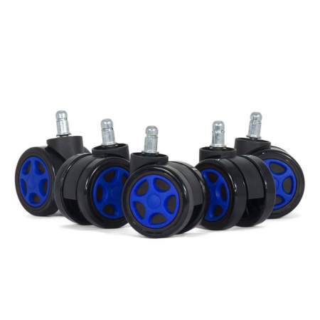 SET 5 ROTI GUMATE ALBASTRE PENTRU SCAUN GAMING [1]