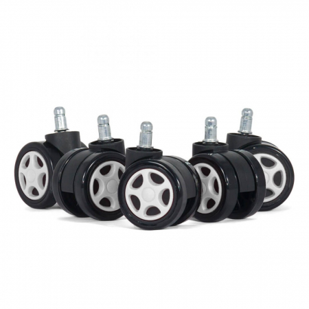 SET 5 ROTI GUMATE ALBE PENTRU SCAUN GAMING [1]