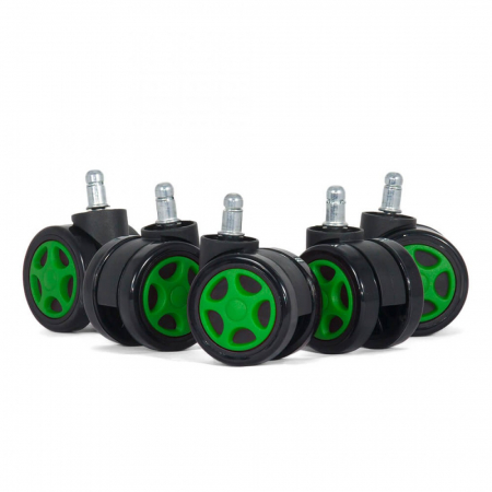 SET 5 ROTI GUMATE VERZI PENTRU SCAUN GAMING [1]