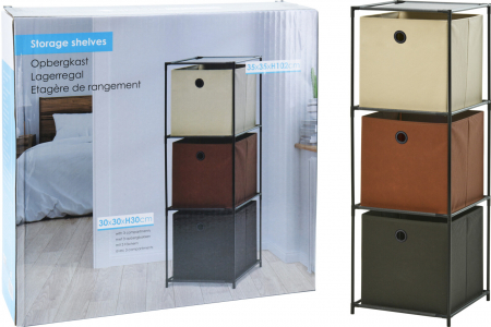 Mobilier camera copii - Set de rafturi de depozitare cu design modern