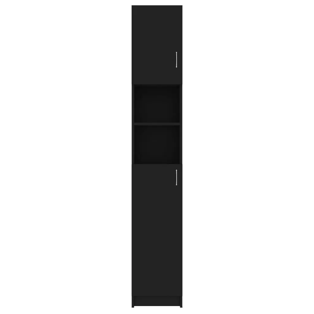 SET DULAP MASINA DE SPALAT, NEGRU, 96 X 25.5 X 190CM [10]