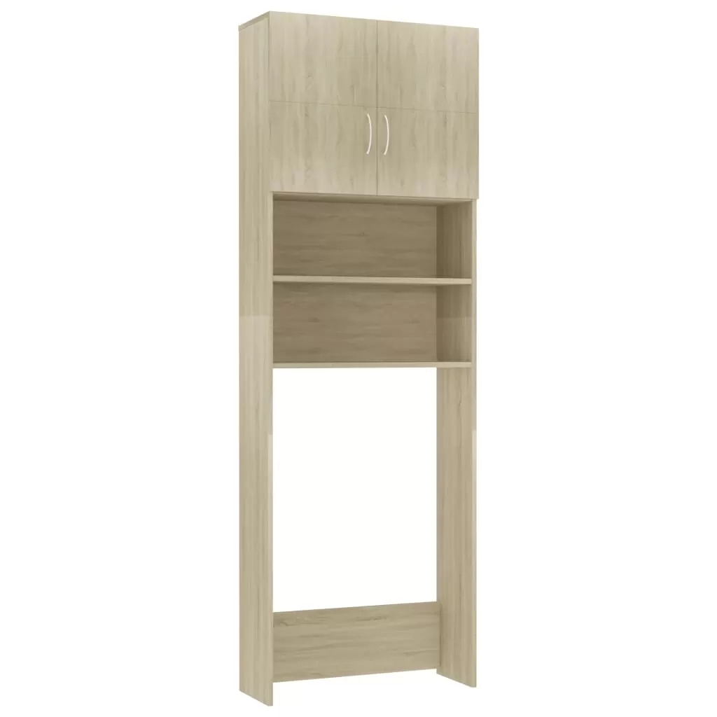 SET DULAP MASINA DE SPALAT, STEJAR SONOMA, 96 X 25.5 X 190CM [4]