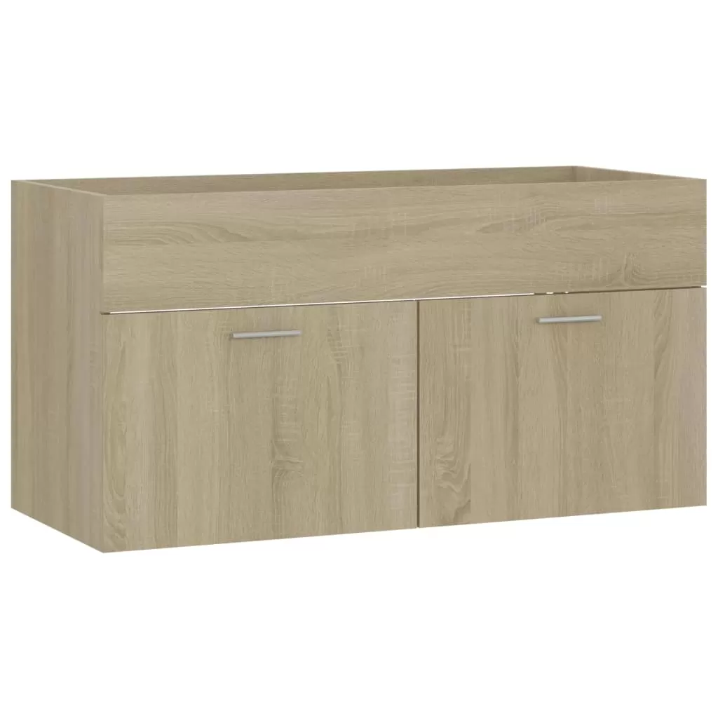 SET MOBILIER BAIE, 2 PIESE, STEJAR SONOMA [7]