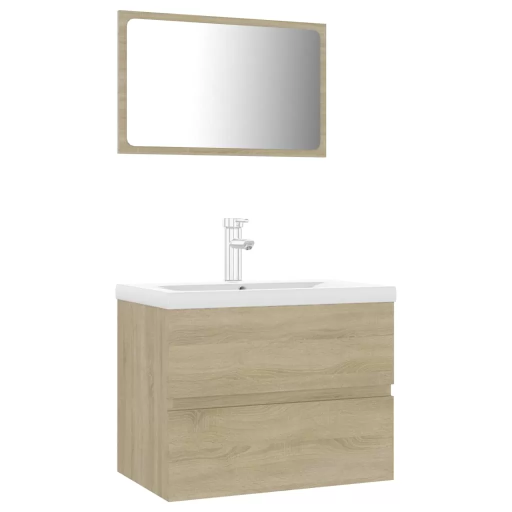SET MOBILIER BAIE, STEJAR SONOMA, 60 X 38.5 X 45 CM [1]