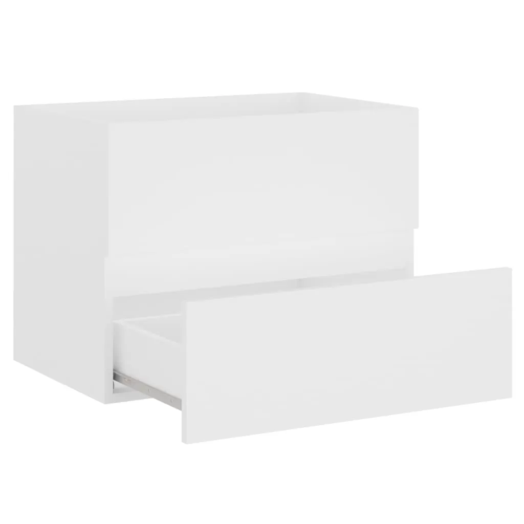 SET MOBILIER DE BAIE, 2 PIESE, ALB [10]