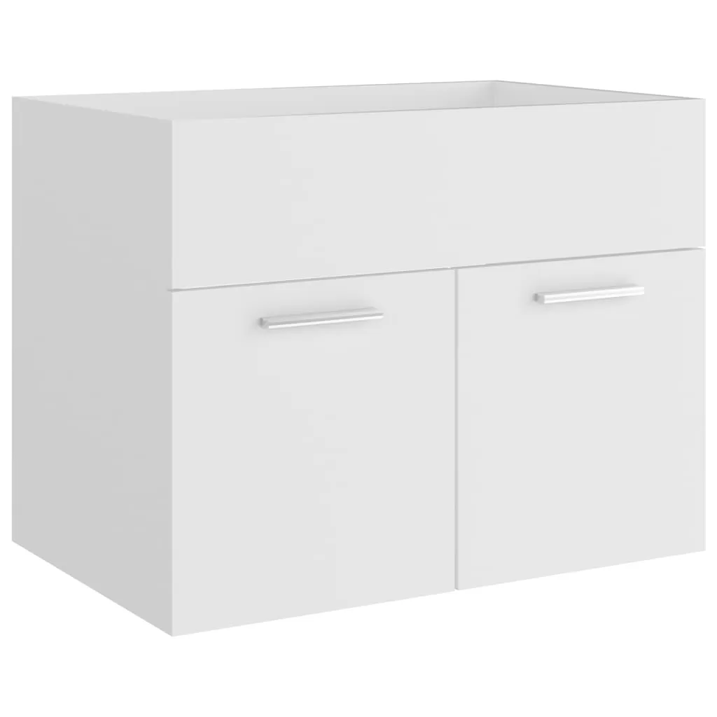 SET MOBILIER DE BAIE, 2 PIESE, ALB [7]
