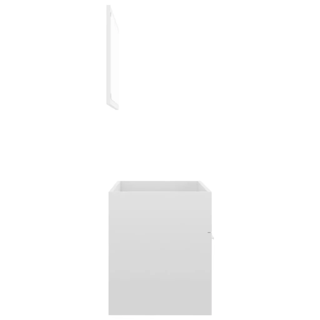 SET MOBILIER DE BAIE, 2 PIESE, ALB LUCIOS [6]