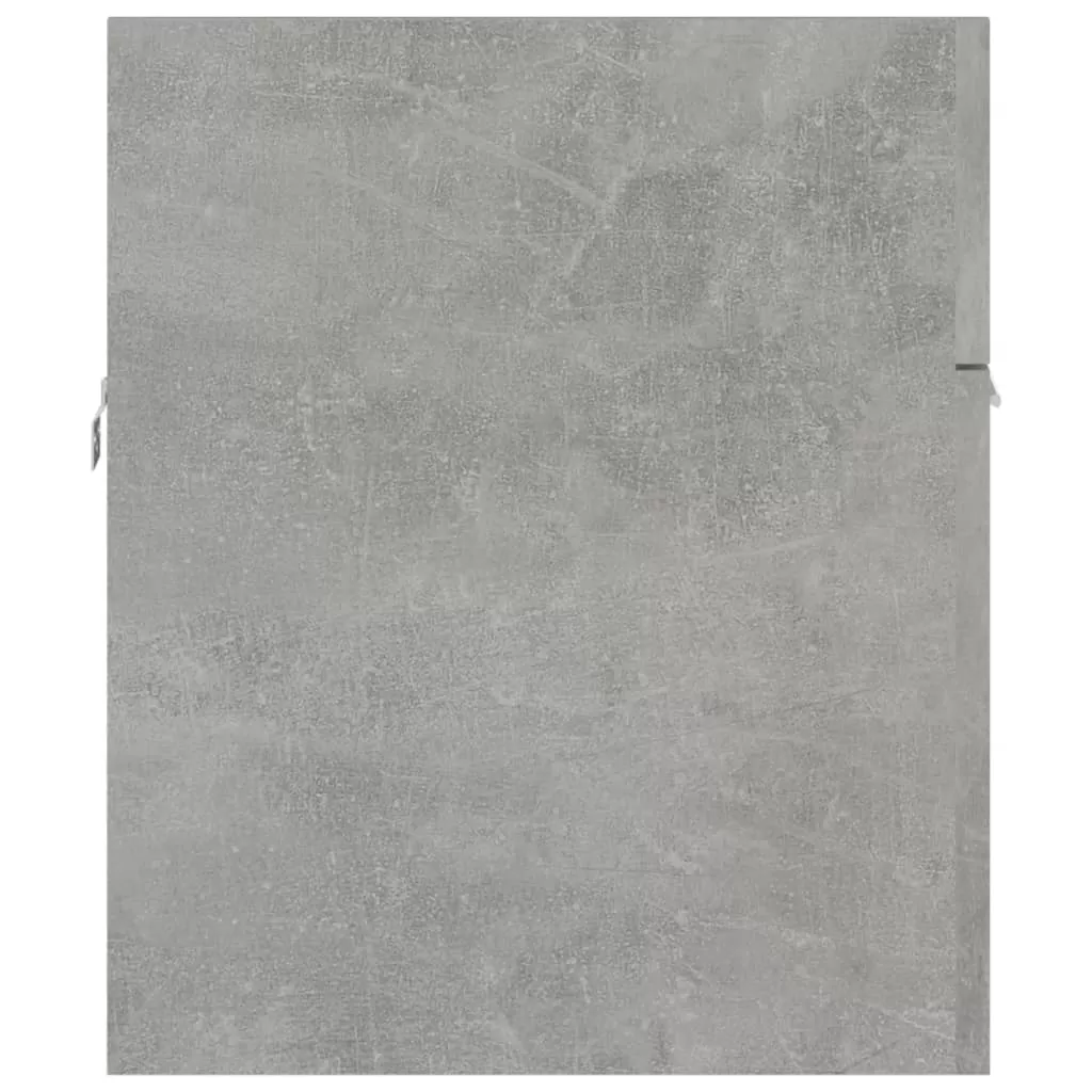 SET MOBILIER DE BAIE, 2 PIESE, GRI BETON [9]