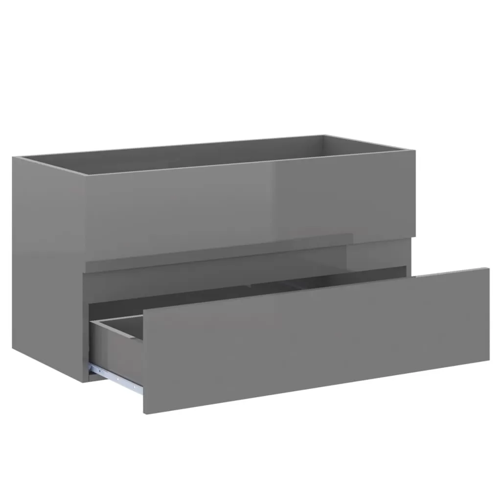 SET MOBILIER DE BAIE, 2 PIESE, GRI LUCIOS [9]