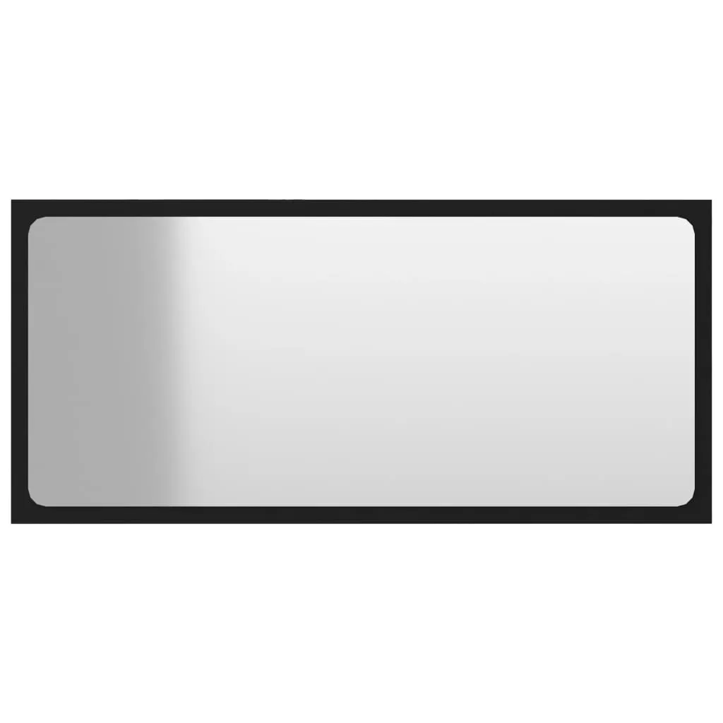 SET MOBILIER DE BAIE, 2 PIESE, NEGRU [8]