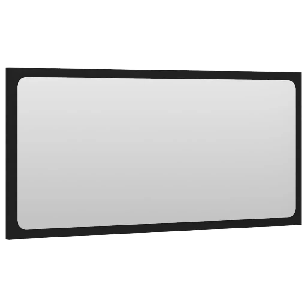 SET MOBILIER DE BAIE, 2 PIESE, NEGRU [7]