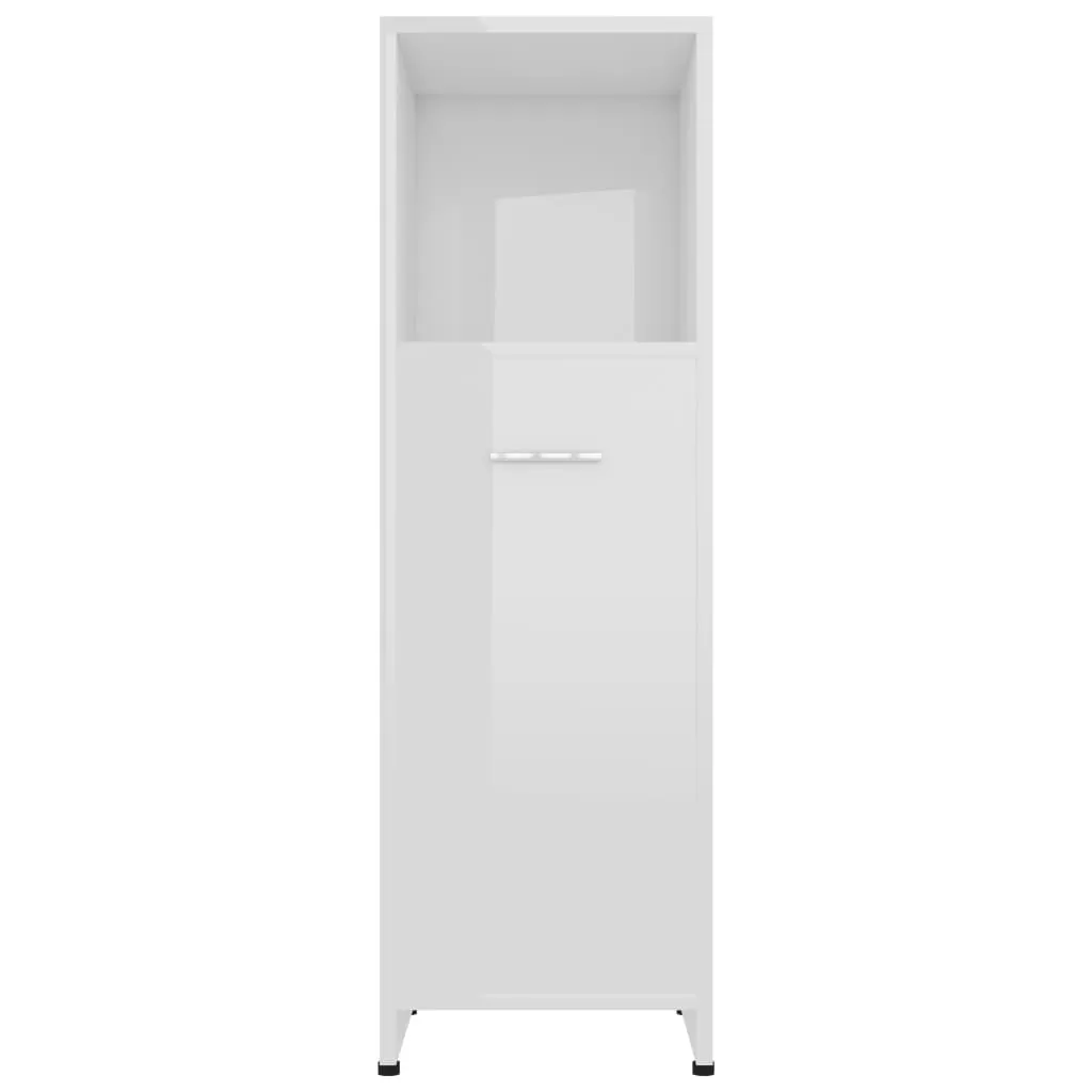 SET MOBILIER DE BAIE, 4 PIESE, ALB LUCIOS [6]