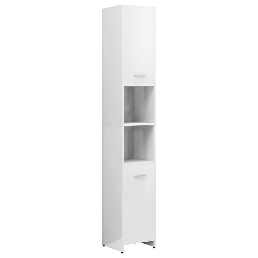 SET MOBILIER DE BAIE, 4 PIESE, ALB LUCIOS [7]