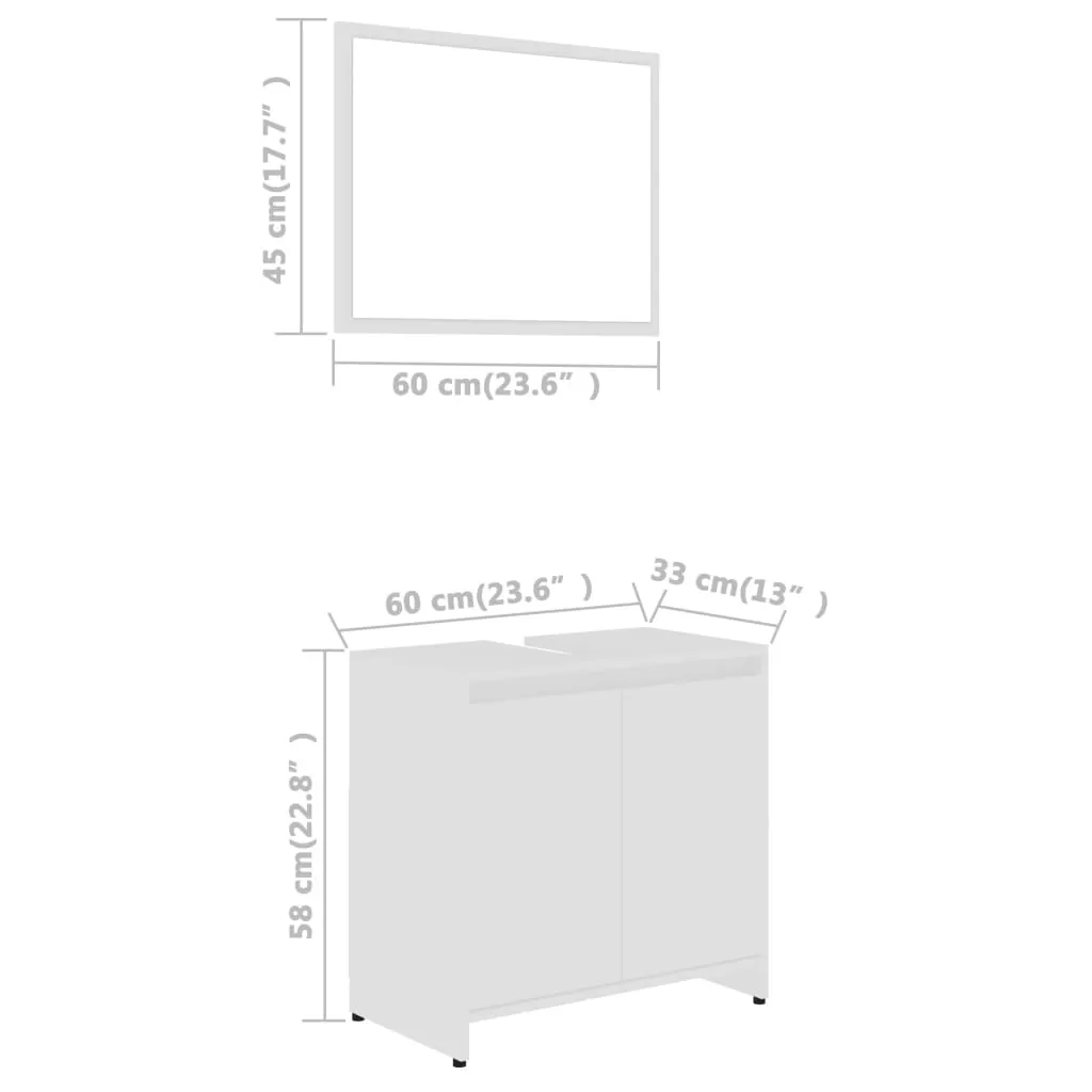SET MOBILIER DE BAIE, ALB [8]