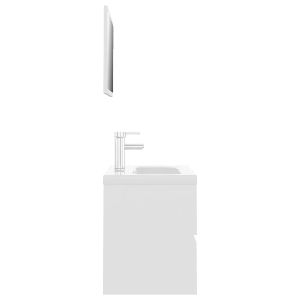SET MOBILIER DE BAIE, ALB, 60 X 38.5 X 45 CM [6]