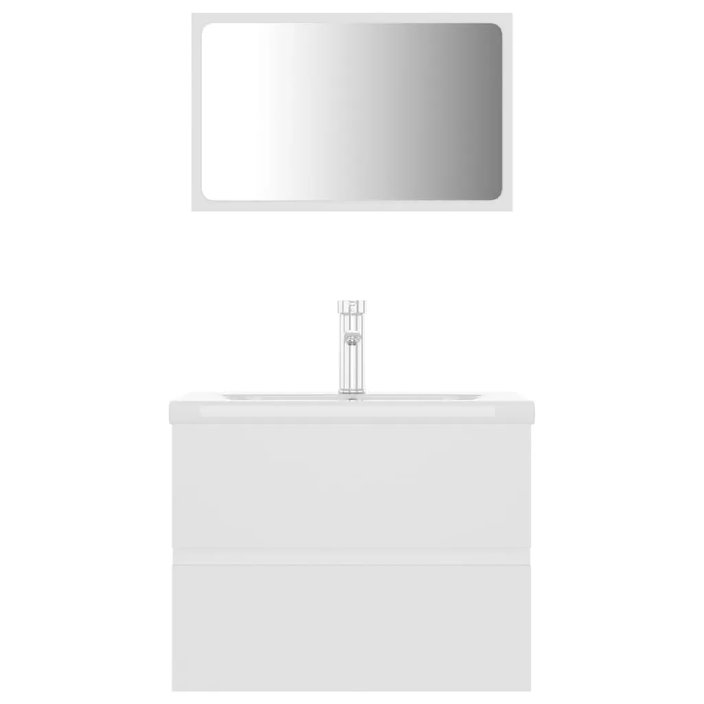 SET MOBILIER DE BAIE, ALB, 60 X 38.5 X 45 CM [5]