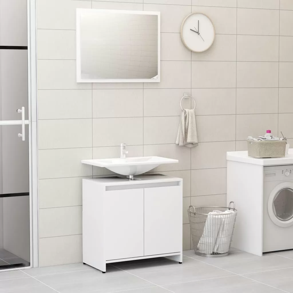 Set mobilier baie - SET MOBILIER DE BAIE, ALB