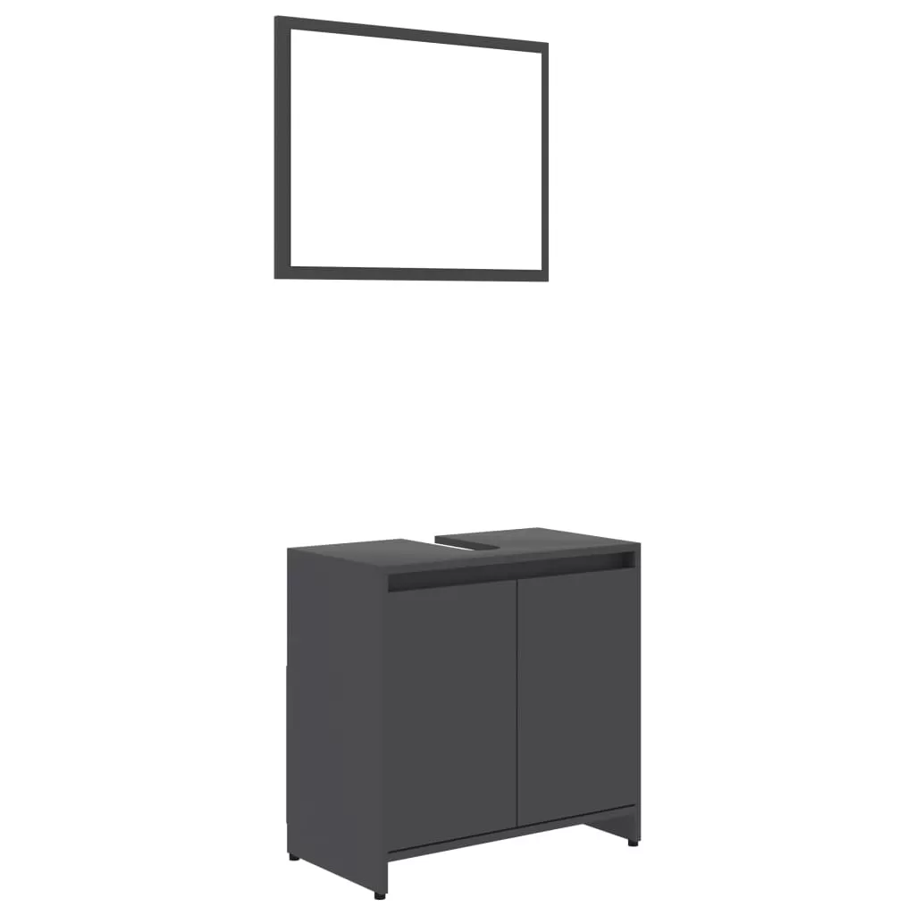SET MOBILIER DE BAIE, GRI [1]