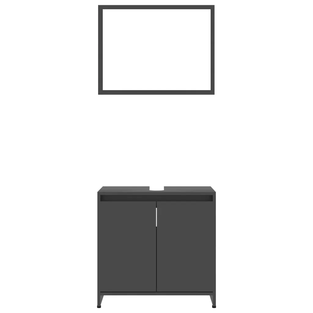 SET MOBILIER DE BAIE, GRI [6]