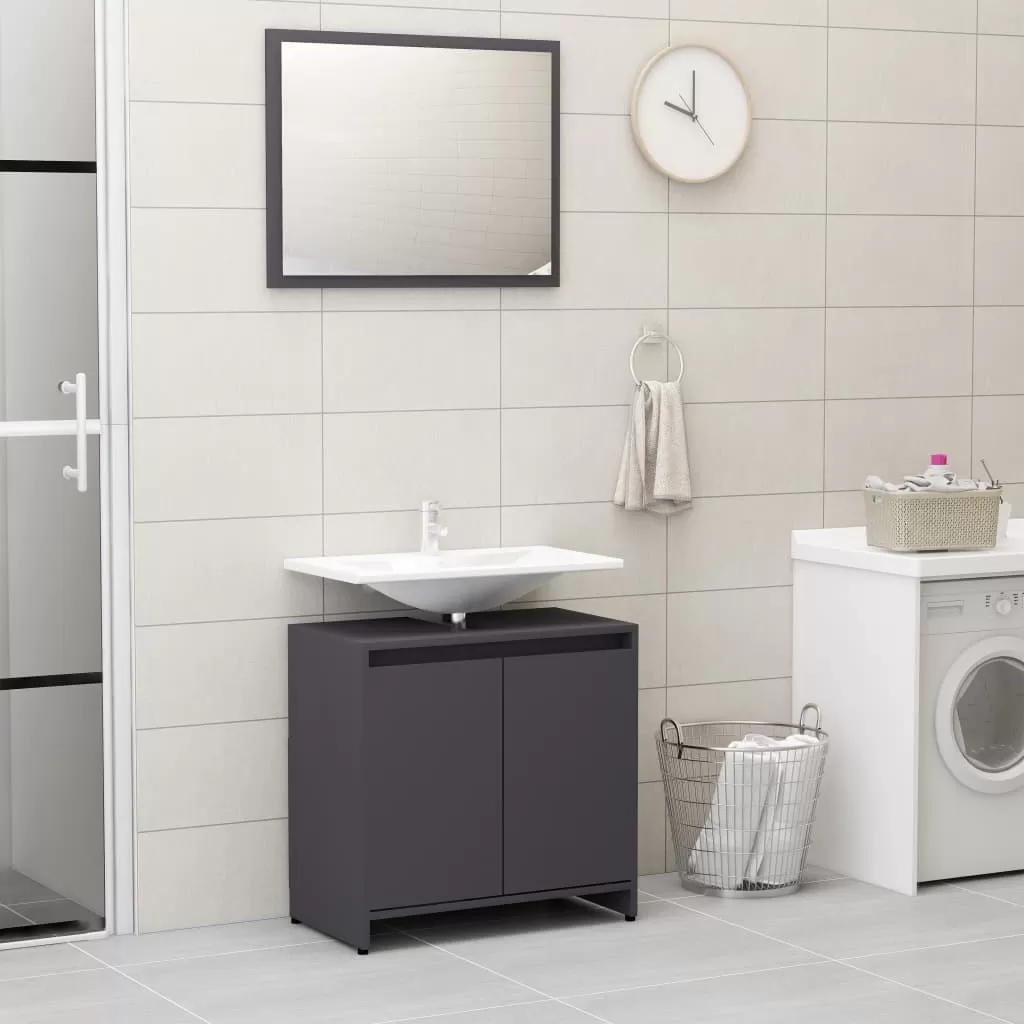 Set mobilier baie - SET MOBILIER DE BAIE, GRI