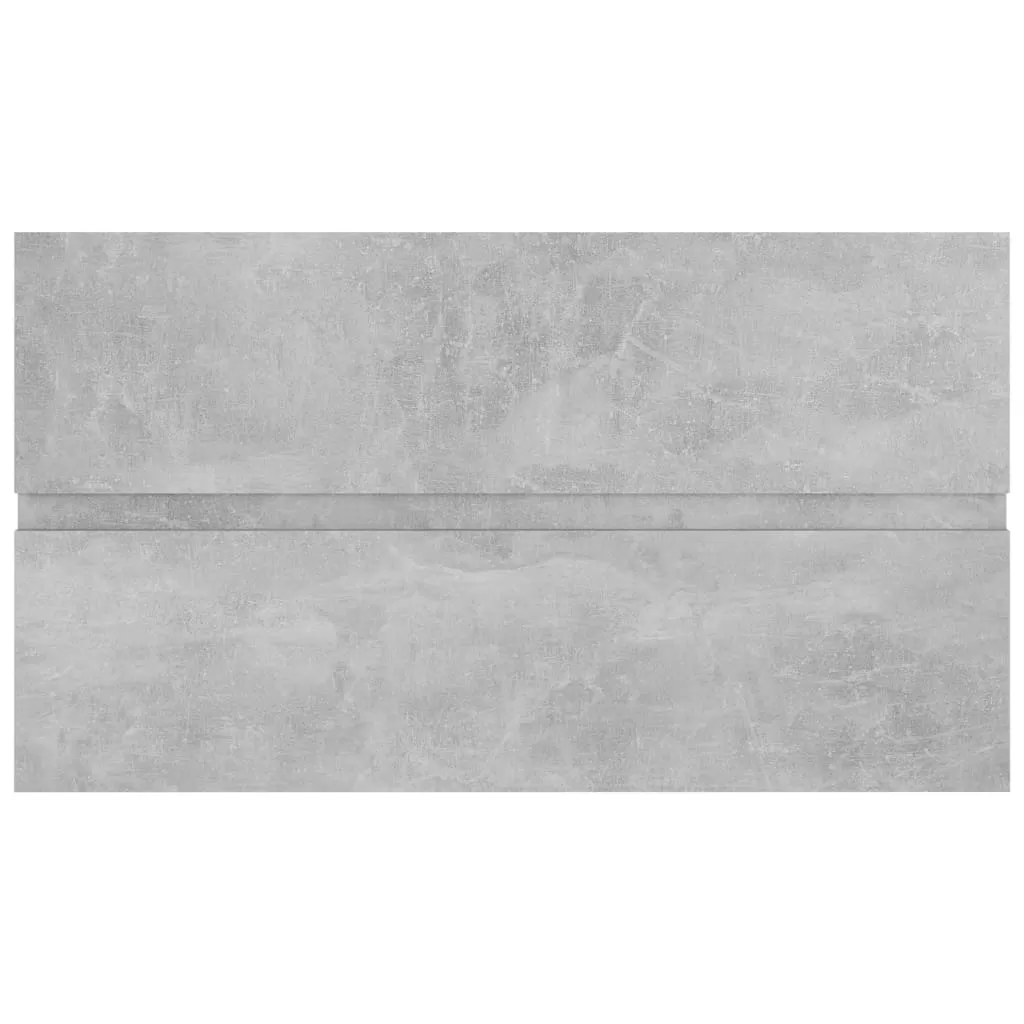 SET MOBILIER DE BAIE, GRI BETON, 80 X 38.5 X 45 CM [9]
