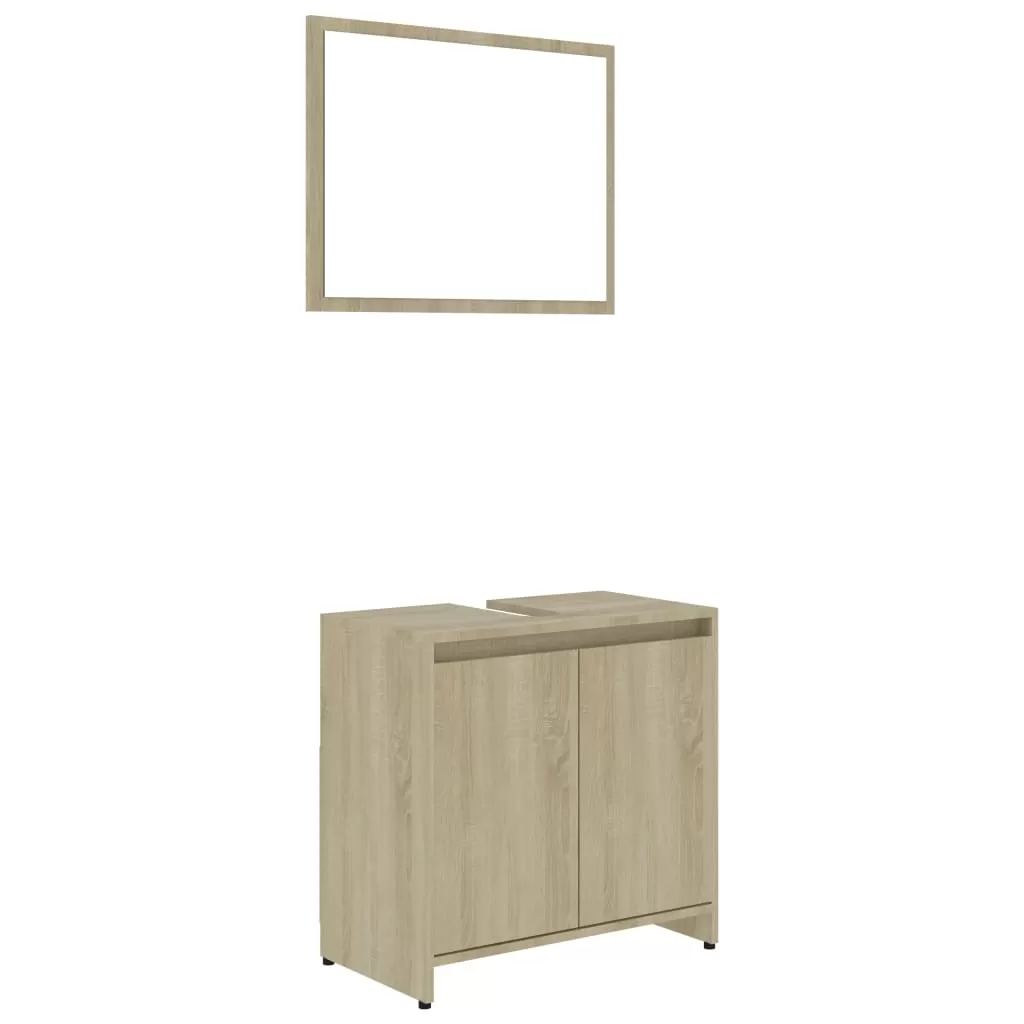 SET MOBILIER DE BAIE, STEJAR SONOMA [1]