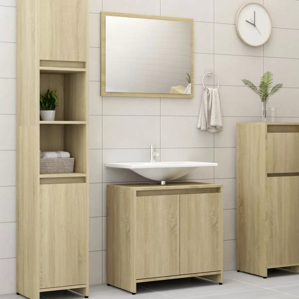 SET MOBILIER DE BAIE, STEJAR SONOMA [3]