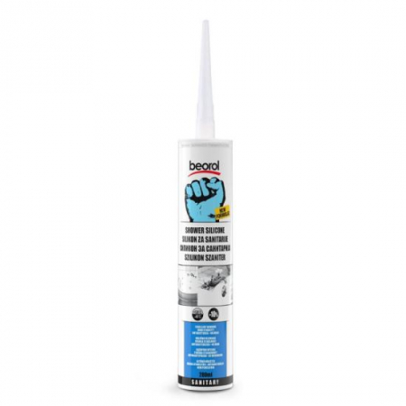 Silicon, spume si solutii tehnice - SILICON SANITAR ALB, 280 ML, BEOROL