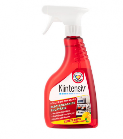 Detergenti - Solutie curatare electrocasnice bucatarie, 500 ml, Klintensiv