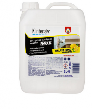 Curatenie si igiena - Solutie curatare inox, 5 litri