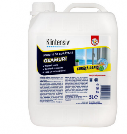 Amenajari Interioare - Solutie geamuri, 5 litri, Klintensiv