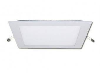Spoturi LED - SPOT LED INCASTRAT PATRAT 18W LUMINA CALDA